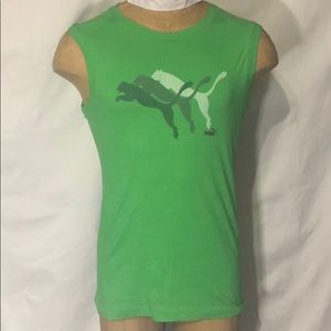 New Puma green tank top